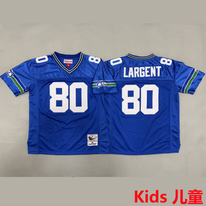 LARGENT #80 Seattle Seahawks Retro Kids NFL Jersey