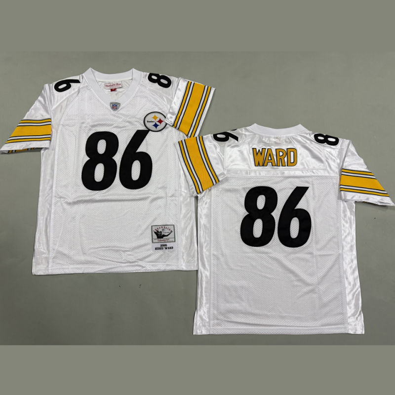 WARD #86 Men's Pittsburgh Steelers Retro NFL Jersey
