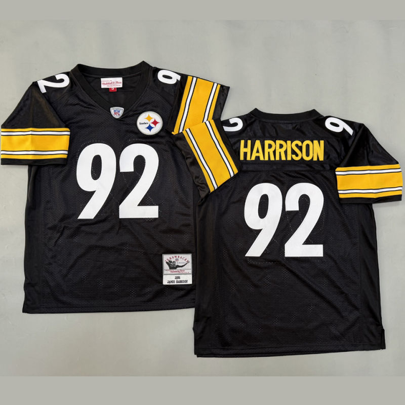 HARRISON #92 Men's Pittsburgh Steelers Retro NFL Jersey