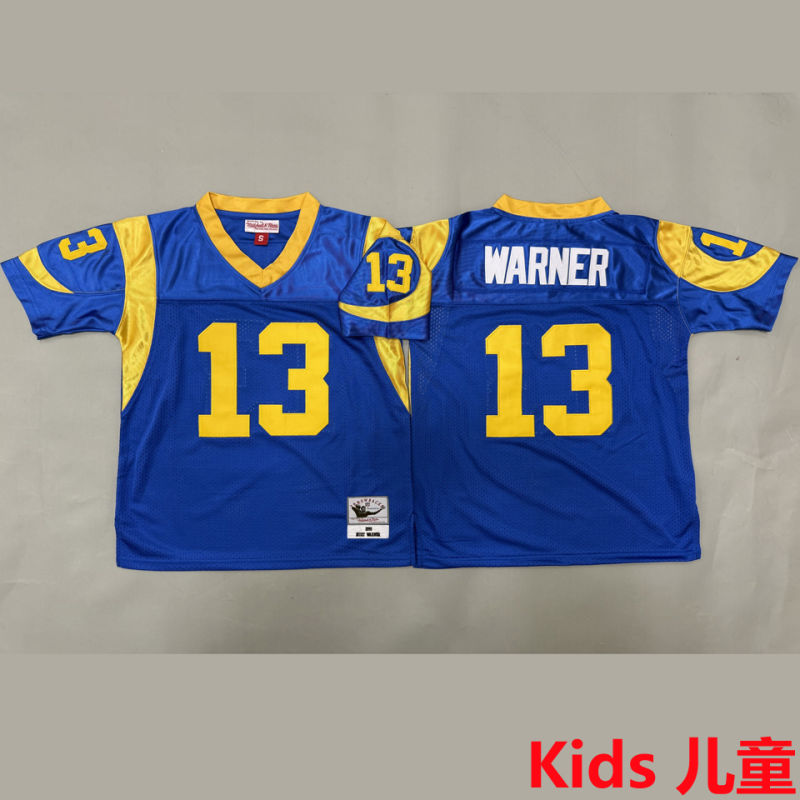 WARNER #13 Los Angeles Rams Retro Kids NFL Jersey
