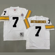 ROETHLISBERGER #7 Men's Pittsburgh Steelers Retro NFL Jersey 钢人