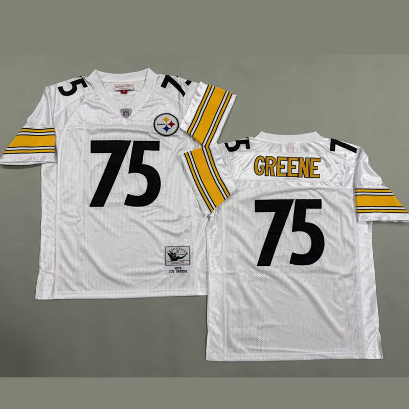 GREENE #75 Men's Pittsburgh Steelers Retro NFL Jersey