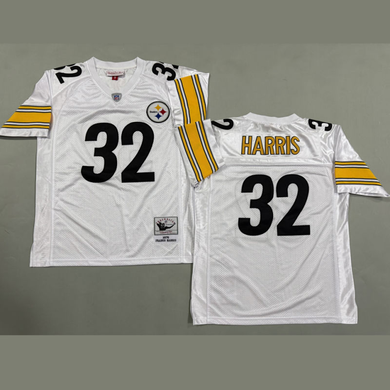 HARRIS #32 Men's Pittsburgh Steelers Retro NFL Jersey