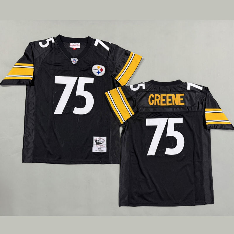 GREENE #75 Men's Pittsburgh Steelers Retro NFL Jersey