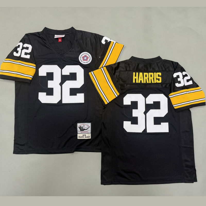 HARRIS #32 Men's Pittsburgh Steelers Retro NFL Jersey