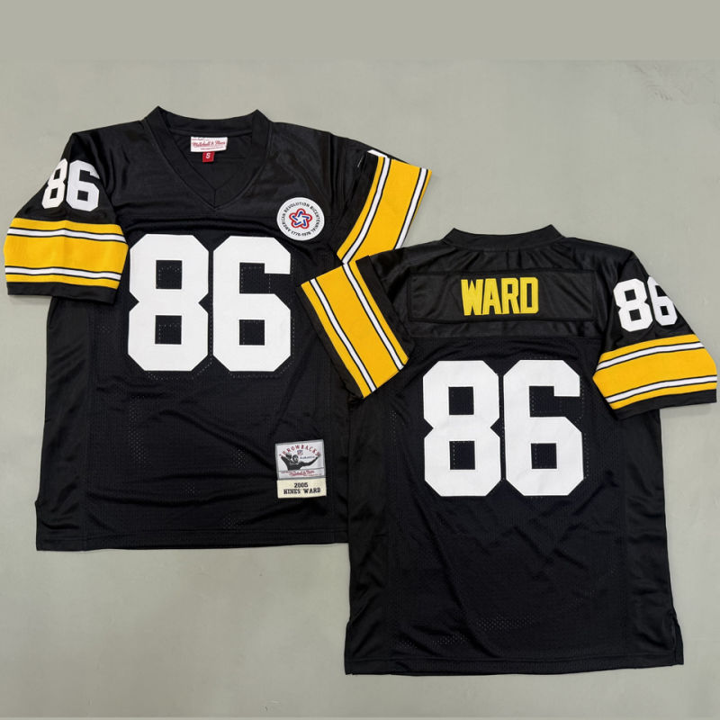 WARD #86 Men's Pittsburgh Steelers Retro NFL Jersey