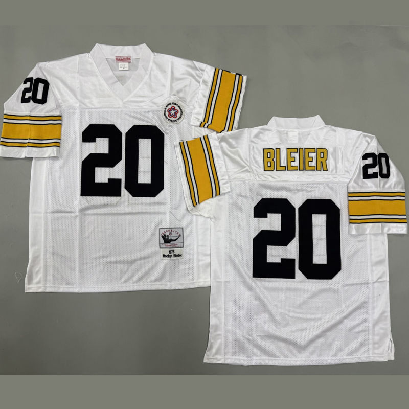 BLEIER #20 Men's Pittsburgh Steelers Retro NFL Jersey