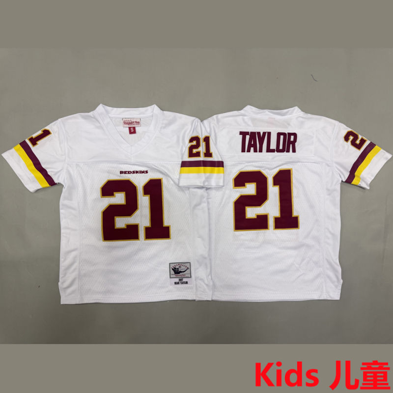 TAYLOR #21 Washington Commanders Retro Kids NFL Jersey