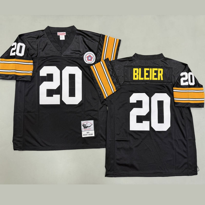 BLEIER #20 Men's Pittsburgh Steelers Retro NFL Jersey