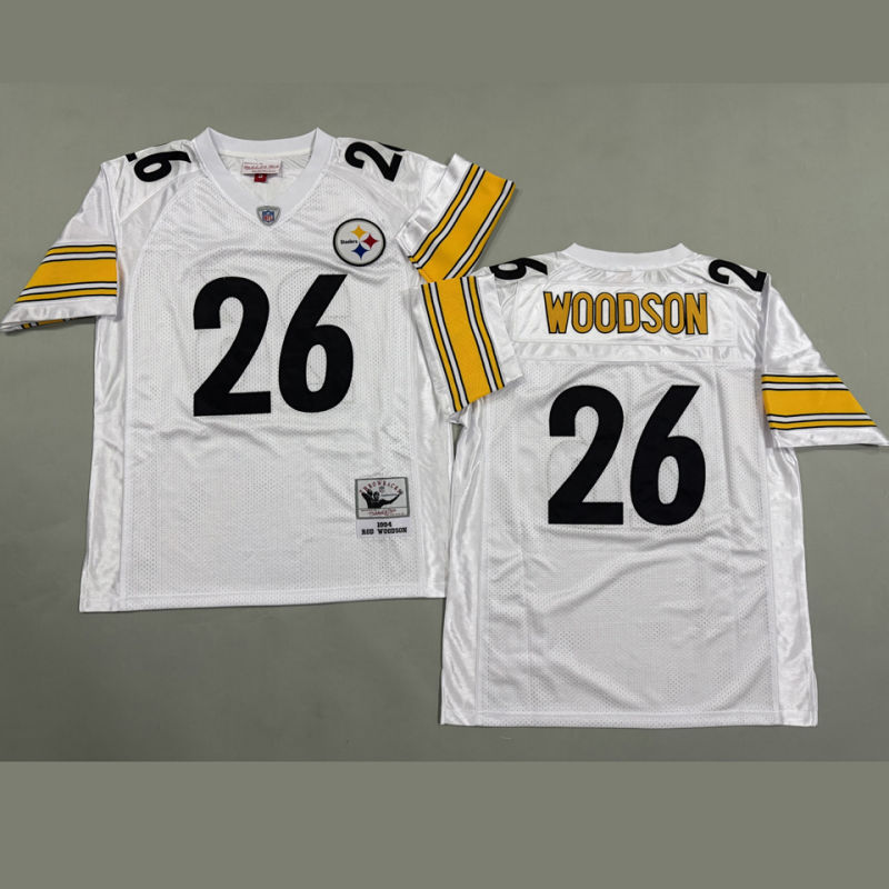 WOODSON #26 Men's Pittsburgh Steelers Retro NFL Jersey
