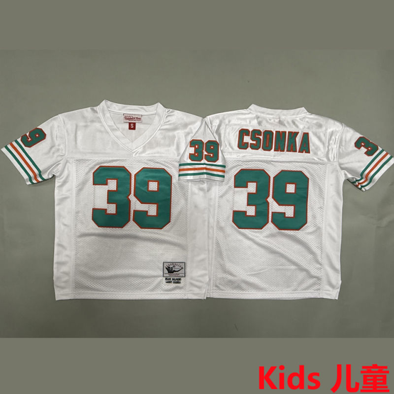CSONKA #39 Miami Dolphins Retro Kids NFL Jersey