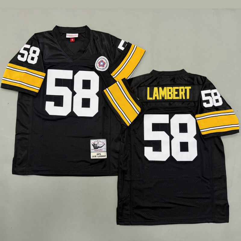 LAMBERT #58 Men's Pittsburgh Steelers Retro NFL Jersey