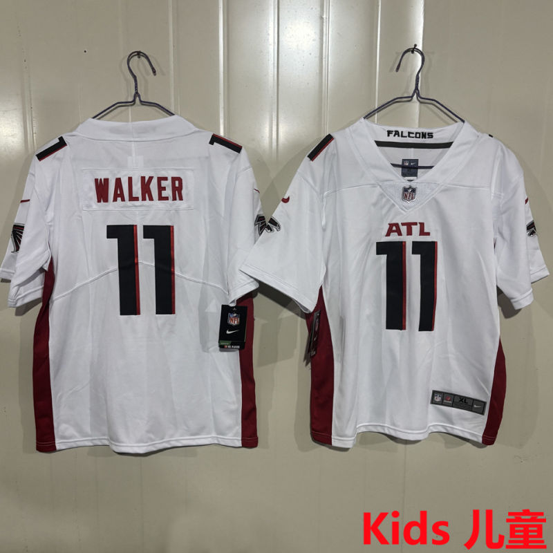 WALKER #11 Atlanta Falcons Kids NFL Jersey