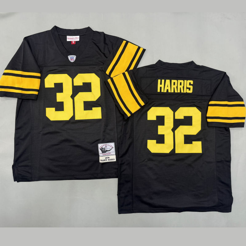 HARRIS #32 Men's Pittsburgh Steelers Retro NFL Jersey