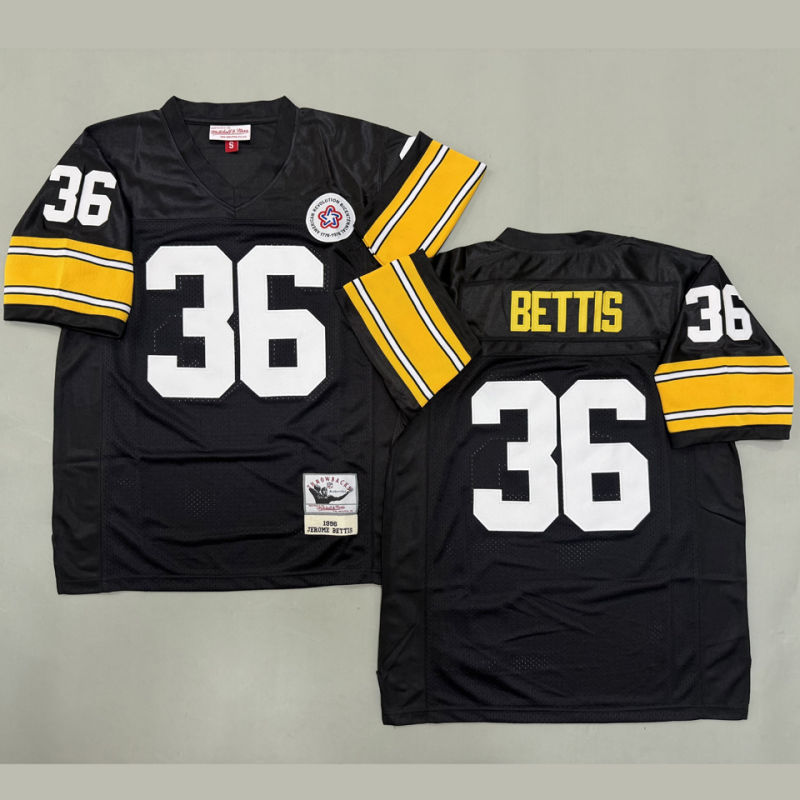 BETTIS #36 Men's Pittsburgh Steelers Retro NFL Jersey