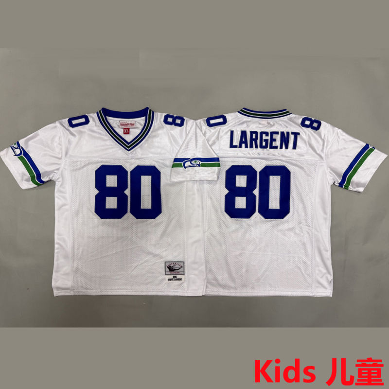 LARGENT #80 Seattle Seahawks Retro Kids NFL Jersey