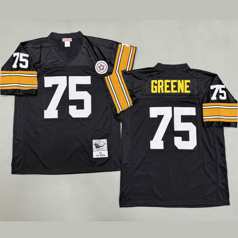 GREENE #75 Men's Pittsburgh Steelers Retro NFL Jersey