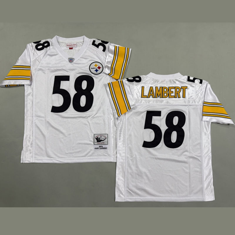 LAMBERT #58 Men's Pittsburgh Steelers Retro NFL Jersey
