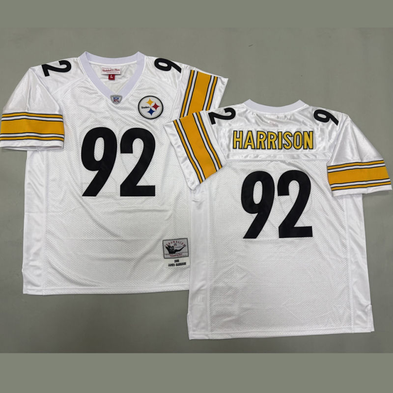 HARRISON #92 Men's Pittsburgh Steelers Retro NFL Jersey