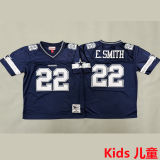 E. SMITH #22 Dallas Cowboys Retro Kids NFL Jersey 牛仔