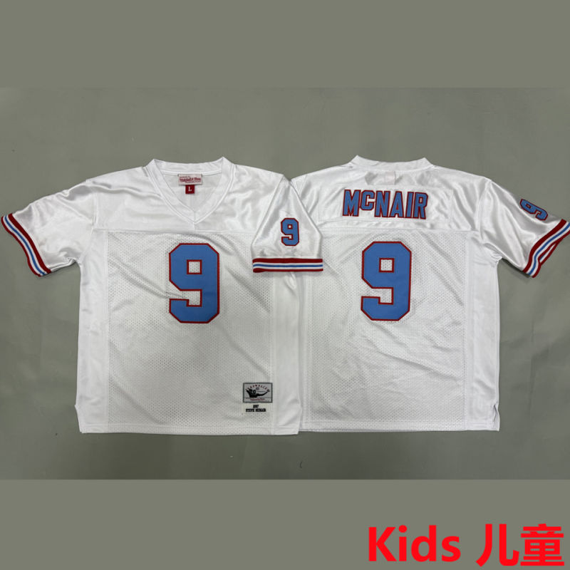 McNAIR #9 Tennessee Titans Retro Kids NFL Jersey