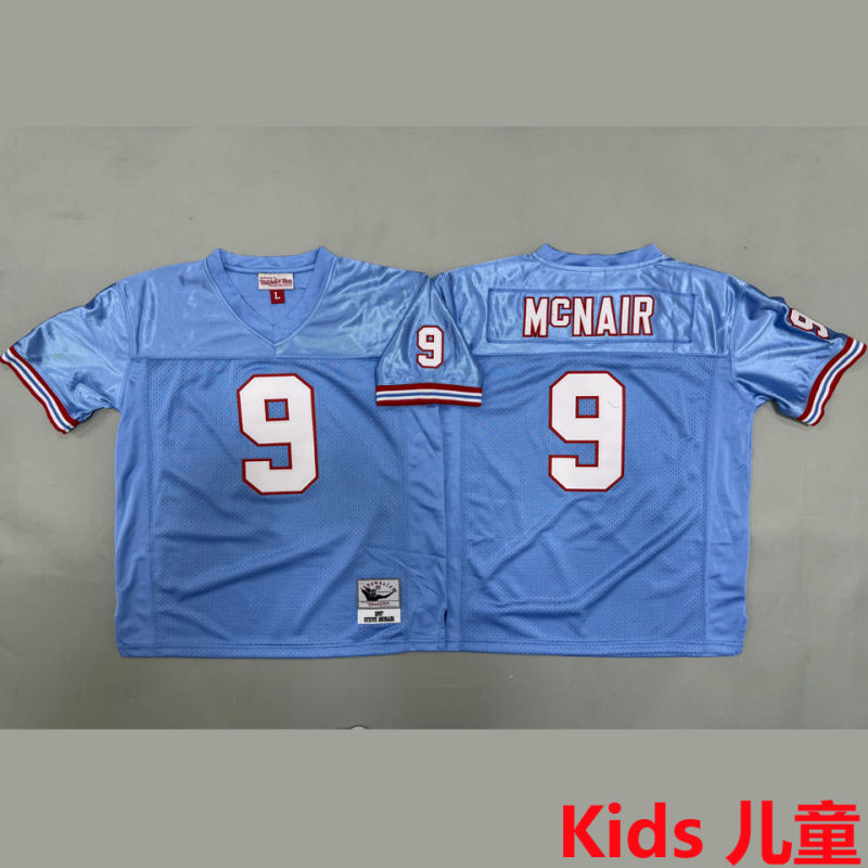 McNAIR #9 Tennessee Titans Retro Kids NFL Jersey