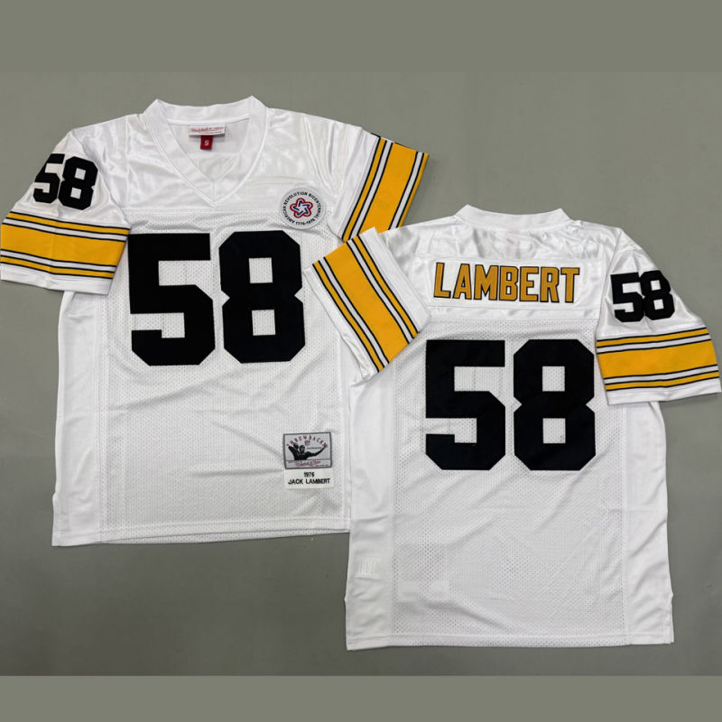 LAMBERT #58 Men's Pittsburgh Steelers Retro NFL Jersey
