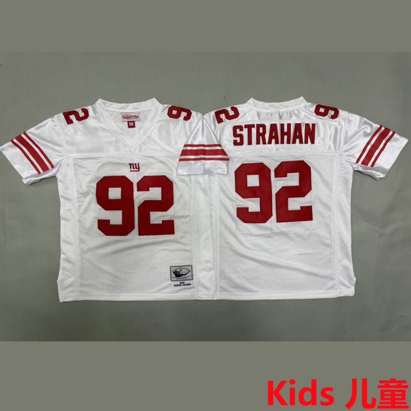 STRAHAN #92 New York Giants Retro Kids NFL Jersey