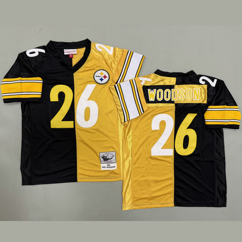 WOODSON #26 Men's Pittsburgh Steelers Retro NFL Jersey