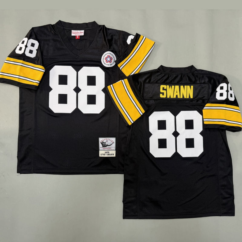 SWANN #88 Men's Pittsburgh Steelers Retro NFL Jersey
