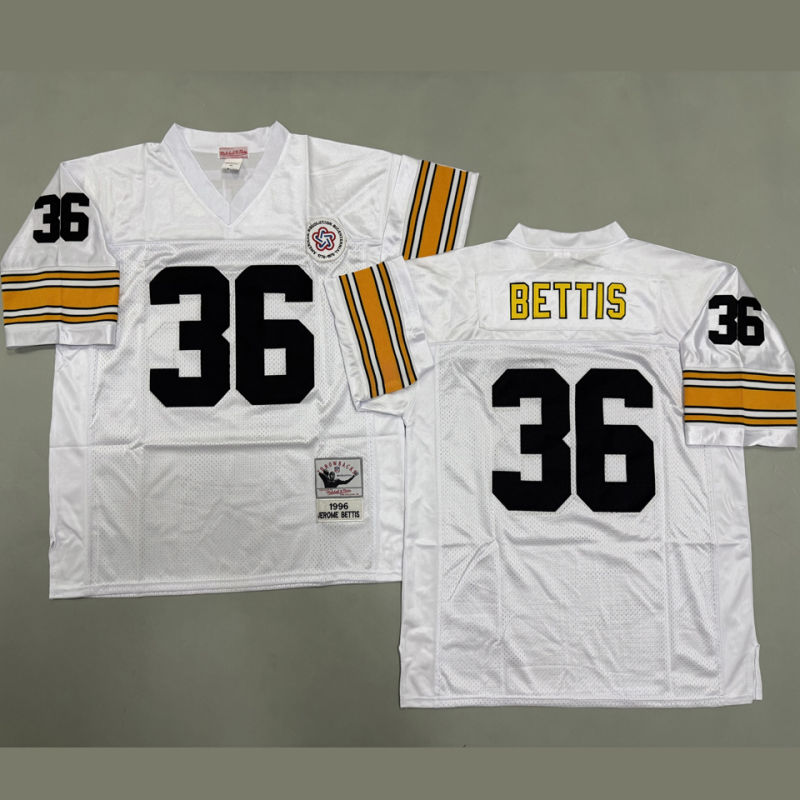 BETTIS #36 Men's Pittsburgh Steelers Retro NFL Jersey