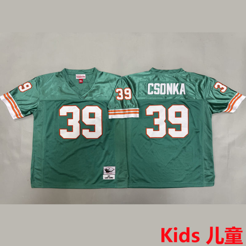 CSONKA #39 Miami Dolphins Retro Kids NFL Jersey