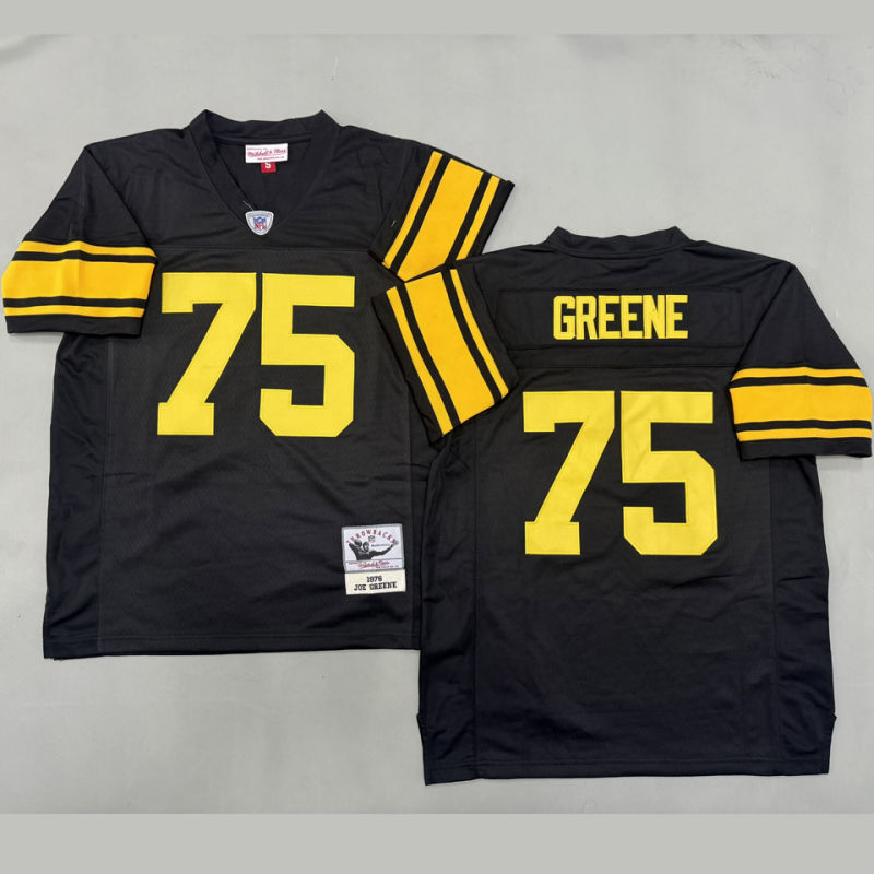 GREENE #75 Men's Pittsburgh Steelers Retro NFL Jersey