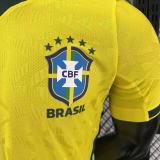 2026/27 Brazil Home Yellow Player Version Soccer Jersey