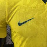 2026/27 Brazil Home Yellow Player Version Soccer Jersey