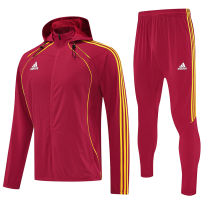 2026/27 AD~ Red Hoody Zipper Jacket 三黄条边