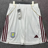2025/26 Villa Home White Shorts Pants