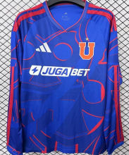2026/27 Universidad de Chile Home Blue Long Sleeve Soccer Jersey