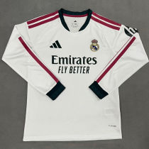 2026/27 RM Home White Fans Long Sleeve Soccer Jersey
