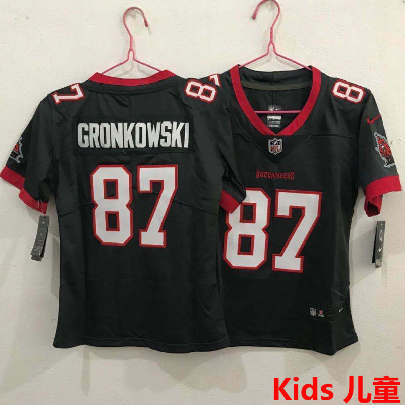 GRONKOWSKI #87 Tampa Bay Buccaneers Kids NFL Jersey