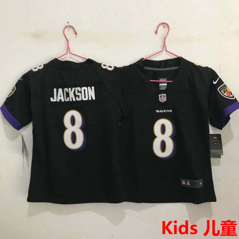 JACKSON #8 Baltimore Ravens Kids NFL Jersey