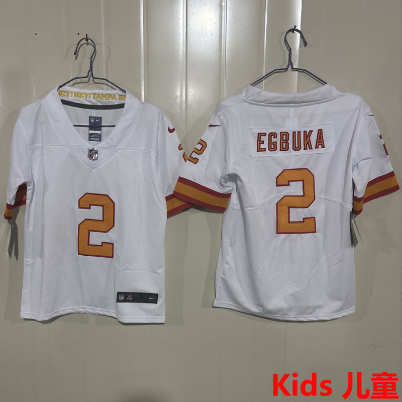 EGBUKA #2 Tampa Bay Buccaneers Kids NFL Jersey