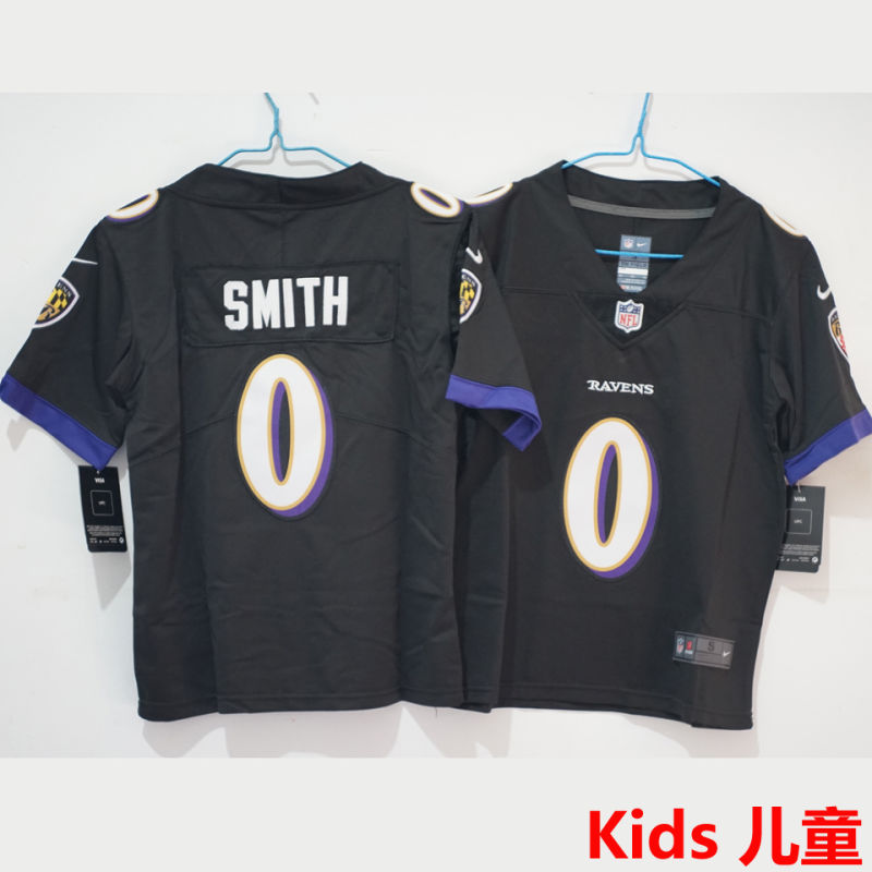 SMITH #0 Baltimore Ravens Kids NFL Jersey