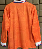 1991/1993 Netherlands Home Orange Retro Long Sleeve Soccer Jersey