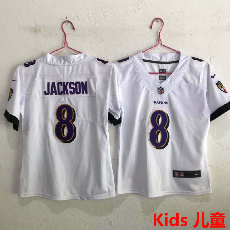 JACKSON #8 Baltimore Ravens Kids NFL Jersey