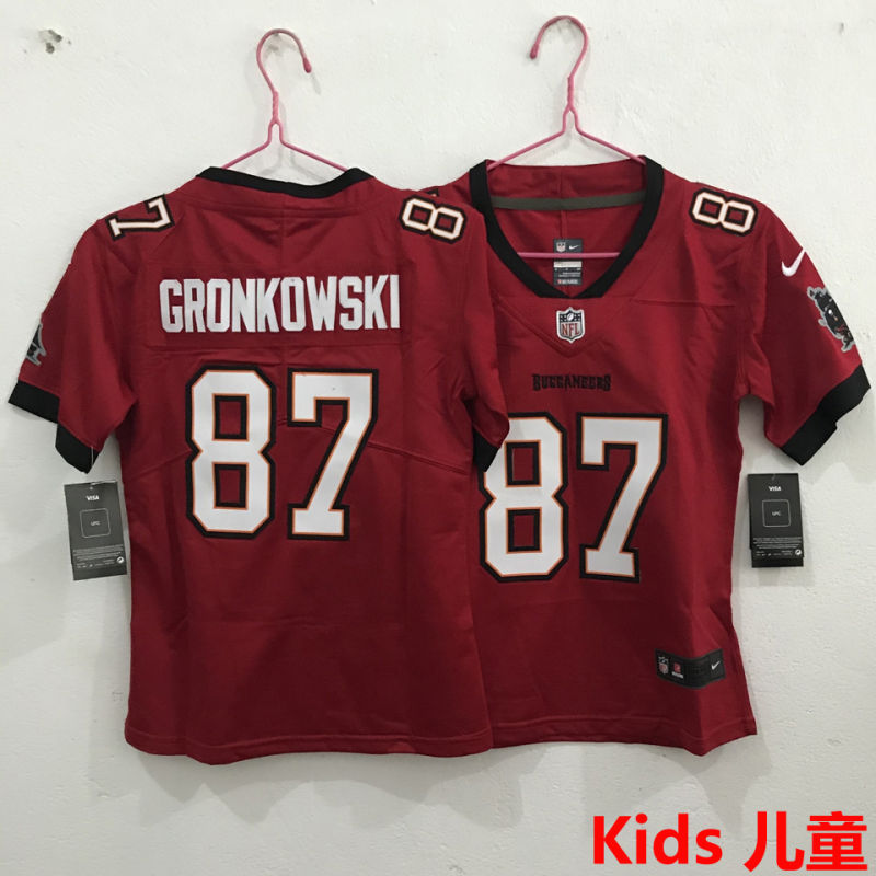 GRONKOWSKI #87 Tampa Bay Buccaneers Kids NFL Jersey