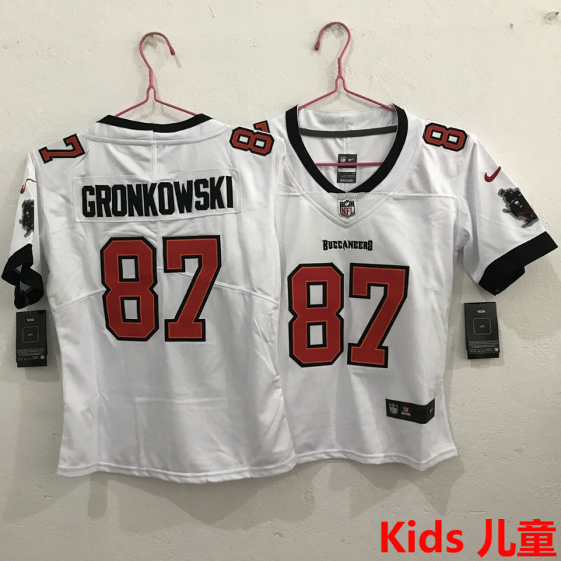 GRONKOWSKI #87 Tampa Bay Buccaneers Kids NFL Jersey