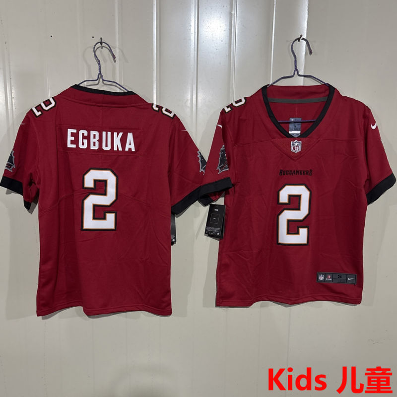 EGBUKA #2 Tampa Bay Buccaneers Kids NFL Jersey
