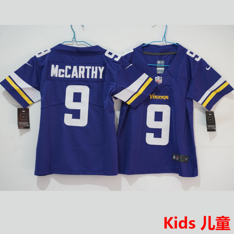 McCARTHY #9 Minnesota Vikings Kids NFL Jersey
