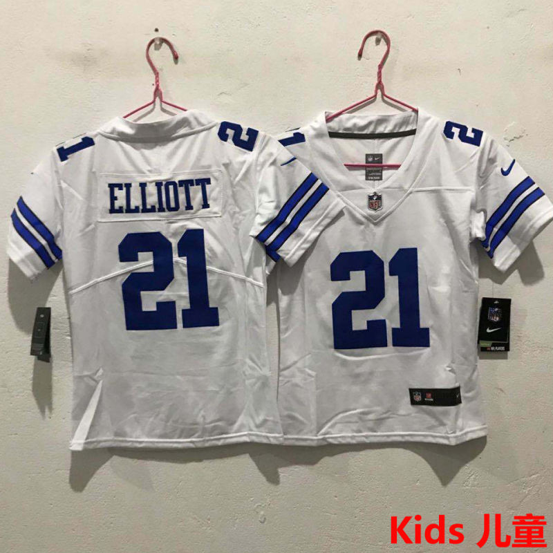 ELLIOTT #21 Dallas Cowboys Kids NFL Jersey